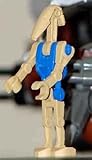 LEGO Star Wars: Minifigur Battle Droid Pilot mit geradem Arm und blauem Oberkörper
