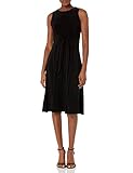 Anne Klein Damen The Taylor Dress Kleid, Anne Black, 36