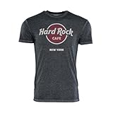 Hard Rock Cafe Unisex Burnout Tee, New York City, L