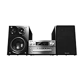 Panasonic SC-PMX802E-S Premium Hi-Fi-System mit DAB-Radio, CD-Player & Hi-Res-Streaming, integriertem Chromecast, Bluetooth, AirPlay 2, 3-Wege-Lautsprecher, Silber