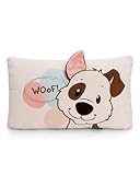 NICI Kissen Hund 43x25cm - braun - Flauschiges Kuscheltierkissen für Jungen, Mädchen Kuscheltierliebhaber, ideal für Zuhause, Kindergarten oder unterwegs - 62163