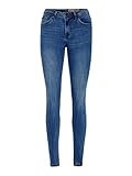 VERO MODA Damen Jeans Hose VMTanya Piping 10222531 medium Blue Denim M/32