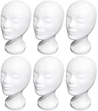 ►►► 6 x FP - Styroporkopf Standard - TOP Marken-Qualität aus deutscher Herstellung (weiss mit Loch im Boden)