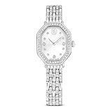 Swarovski Dextera Octagon Uhr, Schweizer Produktion, Metallarmband, Silberfarben, Edelstahl