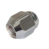 1x Radmutter M12x1,5 60° Kegelbund geschlossen SW 21mm kompatibel mit Mitsubishi Nissan Peugeot Smart Toyota Volvo