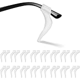 Qufiiry 16 Paar Brille Antirutsch, Universal-Ohrbügel-Haken, Brillen Rutsch Stopper, Brillenbügel Überzug Ohr, Gummi Rutschstopp Brillenhalter Sport für Brillen, Sonnenbrillen, Lesebrille