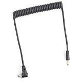 Professionelles Blitzsynchronkabel mit Schraubverschluss, Integriertem Kamerablitz und Natürlichem Licht, Verlängerter Spiraldraht für Bequeme Nutzung, Geeignet für Verschiedene