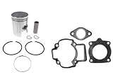 50ccm Kolben + Zylinder Dichtsatz passend für Piaggio Zip, TPH, NRG, Aprilia SR 50, Gilera Typhoon – 2-Takt luftgekühlter Motor, 40mm Durchmesser