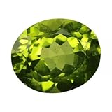 DINJEWEL 9,25 Ratti / 8,20 Peridot Stein Original zertifizierte superfeine AAA+++ Qualität für Damen und Herren, Free, Edelstein, Peridot