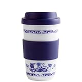 KAHLA fillit Becher 0,40 l Zwiebelmuster| To Go Becher mit Zwiebelmuster aus Porzellan