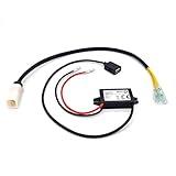 Bauer Motorbike USB Ladestrom Anschlusskit | Für BMW Motorrad mit CAN-Bus Buchse | 12V Adapter für Smartphone Handy Navi | Reparaturstecker 3-polig 611656 (83300413585) Cartool Stecker