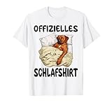 Rhodesian Ridgeback Hund Offizielles Schlafshirt Nachthemd T-Shirt