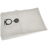 vhbw 5X Staubsaugerbeutel kompatibel mit Harnisch+Rieth D-LE 255 S Staubsauger - Mikrovlies, 66cm x 40cm Weiß