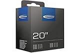 Schwalbe Luftschlauch - Fahrrad DV7, schwarz, 20 Zoll, 10415611, 20 x 1.50-2.40" 40/62-406 DV40 mm