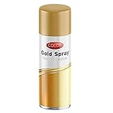 Dekospray zum Basteln 111ml | Spraydose gold | Weihnachten Glitzerspray Glanzspray (1 x Spraydose gold)