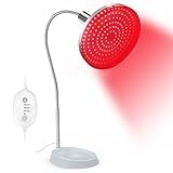 Profey Rotlichtlampe, 850nm&660nm Infrarotlampe, 10/20/30 Minus Zeitgesteuert, 200 LEDs Rotlichtlampe für Gesicht, Körper, Muskel, Rücken (Lampe erzeugt keine Wärme)