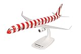 Herpa Snap-Fit Modellflugzeug Condor Boeing 757-300 "Passion Miniatur im Maßstab 1:200, Sammlerstück, Modell mit Standfuß, Kunststoff, Rot