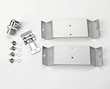 Probility Eckhalterung aus Edelstahl 304 20 x 6 cm für die Eckmontage von Duschpaneelen