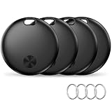 Smart Air Tracker Tag 4 Pack, Schlüsselfinder KeyFinder Kompatibel mit Apple Wo ist? APP (Nur iOS), Schlüsselfinder für Gepäck/Taschen/Brieftasche, IP67 Wasserdicht, Austauschbarer Akku (weTag mini)