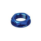 SCAR Steuerkopfmutter kompatibel mit YAMAHA YZ YZ-F YZ-X YZ-FX WR-F 125 250 450 94-23 - Blau