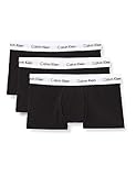 Calvin Klein Underwear Herren Hüft-Shorts 3er Pack - Cotton Stretch, Schwarz (Black 001), Large