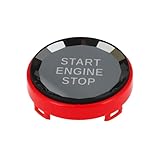 LT Easiyl Kristallrote Motor-Start-Stopp-Schalter-Tastenabdeckungsverkleidung Kompatibel mit BMW E90 E91 E92 E93 E84 E70