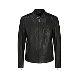 Belstaff Herren V Racer 2.0 Lederjacke, Schwarz , 58