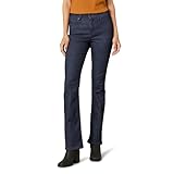 Amazon Essentials Damen Stretchige Slim-Bootcut-Jeans Mittelhoher Bund - Auslaufmodell, Leicht Ausgespült, 38 Kurz