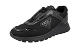 Prada Herren Schwarz Nylon Sneaker 4E3567 W08 F0002 43 EU/UK 9