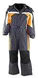 Fortuna F. Schneeanzug Schneeoverall Winteranzug Skianzug SKIOVERALL Winter Kinder 1311 Gr. 80-140 (grau-orange, 92)