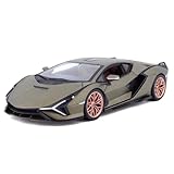Bburago - Lamborghini Sian FKP 37 Maßstab 1:24, Diecast Replica mit öffnenden Türen, zufälliges Sortiment, offizielle Lamborghini Lizenz
