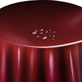 Lacktischdecke Tischdecke Wachstuch Wachstischdecke Rund Oval Größe und Farbe wählbar Dunkelrot Rund ca. 140 cm abwaschbare Gartentischdecke