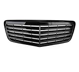 Glanz Schwarz Front Stoßstange Grille Grill Für Mercedes Für Benz W211 E350 500 07-09 AMG Front-Kühlergrille Einsätze