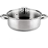 VIER CI14 Kochtopf, Durchmesser 14 cm, Edelstahl 18/10, Induktion