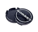 1x Original Borbet Nabendeckel 55/56mm recycelt Felgendeckel Nabenkappe 74404 Schwarz Glanz Silber