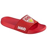JAKO VfB Stuttgart Badelatschen Slides (red, EU Schuhgrößensystem, Erwachsene, Numerisch, M, 42)