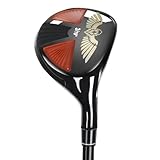 Bybomya G Series Hybrid Golfschläger für Herren, 3,4,5 PW Hybrid Utility Golfschläger mit Graphitschäften und Kopfbedeckung, rechte Hand, Herren Golf Hybrid, Regular Flex, Single