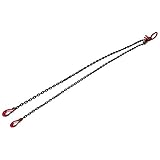 Kettengehänge Festigkeit Kette Kettengehänge Anschlagkette 2M 2 Strang Verkürzungshaken Krankette Anschlagkette Krangehänge, 4.75 Tons 8mm