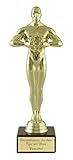 Siegerfigur Viktor, Pokal/Geschenk, Höhe 15,5 cm, auf edlem Marmor montiert, inkl. Wunschtext auf hochwertigen Aluschild