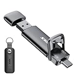 SSK Externe USB C SSD 1TB External Hard Drive, with up to 1000 MB/s, Fast USB Stick, Dual USB C + USB A USB Stick 3.2 Gen2 Memory Stick for iPhone 15/PS4/Android Phone/Tablet/Windows/Mac