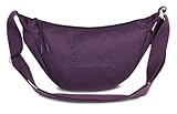 Bench Loft Girls Damen Crossbody Moon Bag Moon Umhängetasche Handtasche Schultertasche Crossbody-Tasche, pflaume lila, 34 x 18 x 9 cm