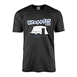 Klappfix 64 DDR Camptourist Camping Zelt Anhänger Klappbar Camper T-Shirt#44144, Größe:5XL, Farbe:Schwarz
