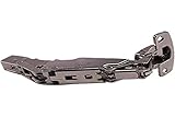 Hettich 6802200029 I-Sensys 8657i - Verdecktes Schnellmontagescharnier mit integriertem Silentsystem, Öffnungswinkel 165, vernickelter Stahl