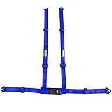 Tenzo-R Sport Hosenträger Gurt Sicherheitsgurt 4 Punkt Blau mit E Zeichen