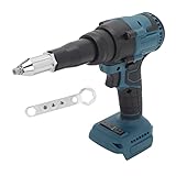 Dhouse 10000N Nietpistole Elektrische Akkunietzangen Akku Nietzange Schnurlos Blindnietwerkzeug Popnietenzange Akkuschrauber und Bohrmaschinen Blindnietgerät für 2.4-4.8mm Blindnieten