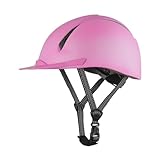 Sharplace Reithelm Schutz für Kinder, Kinderhelm, Reitkappe verstellbar für Mädchen & Jungen, belüfteter Reithelm zum Reiten, Radfahren, Skifahren, 55-59cm, Rosa