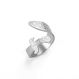 Dreamtimes Zulfiqar Schwert Ringe für Männer Frauen Islam muslim HZ Zulfiqar Schwert von Imam Ali Ringe islamischen muslimischen Schmuck (Silber)