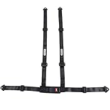 Tenzo-R Sport Hosenträger Gurt 4 Punkt Schwarz mit E Zeichen