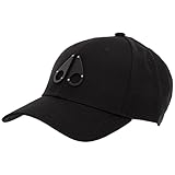 Moose Knuckles Unisex Logo Cap, Schwarzes, schwarzes Logo, Einheitsgröße
