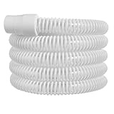 CPAP Schlauch Tube 1,8 m (22 mm) Atemgerät Schlauch Universal Kunststoff Beatmungsgerät Zubehör für CPAP-Masken (Weiß)